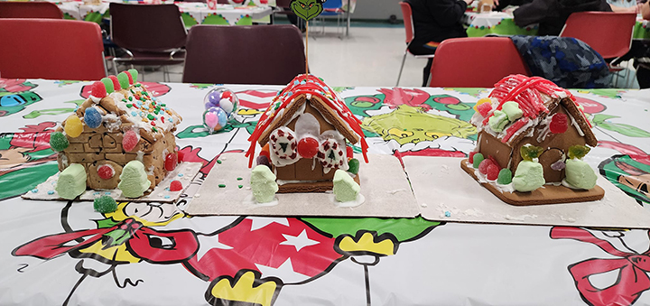 Make a gingerbread house at YMCA's annual workshop
